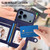 iPhone 17 Pro Max Button Card Bag RFID Anti-theft Phone Case - Blue