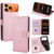 iPhone 17 Pro Max Calf Texture Buckle Flip Leather Phone Case - Rose Gold