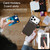 iPhone 17 Pro Max Carbon Fiber MagSafe Magnetic Card Holder Phone Case - Brown