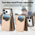 iPhone 17 Pro Max Carbon Fiber MagSafe Vertical Flip Card Bag Phone Case - Khaki