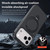 iPhone 17 Pro Max Carbon Fiber Texture 360 MagSafe Holder Phone Case - Titanium Gray