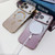iPhone 17 Pro Max Carbon Fiber Texture Loves Leaves Gradient MagSafe TPU Phone Case - Blue