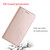 iPhone 17 Pro Max Carbon Fiber Texture Magnetic Flip Leather Phone Case - Rose Gold