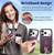 iPhone 17 Pro Max CaseNeo Finger Grip Strap MagSafe Leather Phone Case - Purple