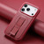 iPhone 17 Pro Max CaseNeo Finger Grip Wristband MagSafe Back Phone Case - Red