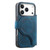 iPhone 17 Pro Max CaseNeo MagSafe RFID Anti-theft Retro Leather Phone Case - Blue