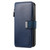iPhone 17 Pro Max CaseNeo MagSafe RFID Anti-theft Zipper Wallet Retro Leather Phone Case - Blue