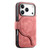 iPhone 17 Pro Max CaseNeo MagSafe RFID Anti-theft Zipper Wallet Retro Leather Phone Case - Pink