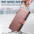 iPhone 17 Pro Max CaseNeo MagSafe RFID Anti-theft Zipper Wallet Retro Leather Phone Case - Pink