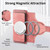 iPhone 17 Pro Max CaseNeo MagSafe RFID Anti-theft Zipper Wallet Retro Leather Phone Case - Pink
