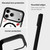iPhone 17 Pro Max Christmas Series Strong Magnetic Painted Black Edge Phone Case - Christmas Season