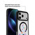 iPhone 17 Pro Max Christmas Series Strong Magnetic Painted Black Edge Phone Case - Heart-shaped Christmas Tree