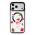 iPhone 17 Pro Max Christmas Series Strong Magnetic Painted Black Edge Phone Case - Snowy Christmas