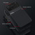 iPhone 17 Pro Max Classic Tilt Strip Grain Magnetic Shockproof PC + TPU Phone Case - Black