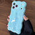 iPhone 17 Pro Max Cloud-Style TPU Shockroof Phone Case - Blue