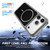 iPhone 17 Pro Max Color Shield PC Hybrid TPU Magnetic Phone Case - Transparent Black