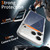 iPhone 17 Pro Max Colorful Hard PC Hybrid Soft TPU Magnetic Phone Case - Blue