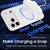 iPhone 17 Pro Max Colorful Inkjet Magnetic MagSafe PC Phone Case - White