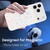 iPhone 17 Pro Max Colorful Inkjet Magnetic MagSafe PC Phone Case - White