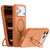 iPhone 17 Pro Max Contrast Color Rotation Holder Magsafe Phone Case - Orange