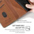 iPhone 17 Pro Max Contrast Color Side Buckle Leather Phone Case - Light Brown + Green