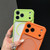 iPhone 17 Pro Max Cooling Skin Feel Magnetic Phone Case - Black+Translucent Black