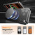 iPhone 17 Pro Max Corning Glass Plating Large Window MagSafe Phone Case - Black