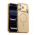 iPhone 17 Pro Max Corning Glass Plating Large Window MagSafe Phone Case - Gold
