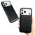 iPhone 17 Pro Max Cowhide Texture Back Cover Phone Case - Black