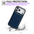 iPhone 17 Pro Max Cowhide Texture Back Cover Phone Case - Royal Blue