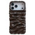 iPhone 17 Pro Max Cream Texture Electroplating TPU Full Coverage Phone Case - Chocolate