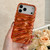 iPhone 17 Pro Max Cream Texture Electroplating TPU Full Coverage Phone Case - Rose Red