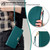 iPhone 17 Pro Max Crossbody Chain Leather Phone Case - Green