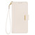 iPhone 17 Pro Max Crossbody Chain Leather Phone Case - White