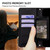 iPhone 17 Pro Max Crossbody Chain Triangle Leather Phone Case - Black