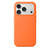 iPhone 17 Pro Max Crossbody Imitation Nylon Magnetic Liquid Pop-Up Animation Liquid Silicone Phone Case - Orange