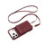 iPhone 17 Pro Max Crossbody Lanyard Zipper Wallet Leather Phone Case - Wine Red