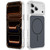 iPhone 17 Pro Max Crystal Frosted Skin Feel Magnetic MagSafe Phone Case - Black