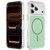 iPhone 17 Pro Max Crystal Frosted Skin Feel Magnetic MagSafe Phone Case - Green