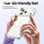 iPhone 17 Pro Max Crystal Shield Clear Magnetic Acrylic Hybrid TPU Phone Case - White