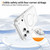iPhone 17 Pro Max Crystal Shield Clear Magnetic Acrylic Hybrid TPU Phone Case - White