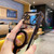 iPhone 17 Pro Max Crystal Shield Ring Holde TPU + Acrylic Magnetic Phone Case - Silver