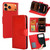 iPhone 17 Pro Max Crystal Texture Leather Phone Case - Red