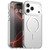 iPhone 17 Pro Max C-type Candy Fine Circle Magsafe PC Hybrid TPU Phone Case - White