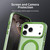iPhone 17 Pro Max C-type Candy Magsafe PC Hybrid TPU Phone Case - Green