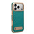 iPhone 17 Pro Max Denior A25 MagSafe Genuine Leather Phone Case with Holder - Blue