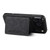 iPhone 17 Pro Max Denior D13 Retro Texture Leather MagSafe Card Bag Phone Case - Black