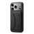 iPhone 17 Pro Max Denior D17 Skin Feel MagSafe Detachable Card Slot Phone Case - Black