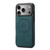 iPhone 17 Pro Max Denior D17 Skin Feel MagSafe Detachable Card Slot Phone Case - Blue