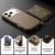 iPhone 17 Pro Max Detachable Magnetic Card Bag Phone Case with Finger Ring Grip & Anti-loss Rope - Khaki